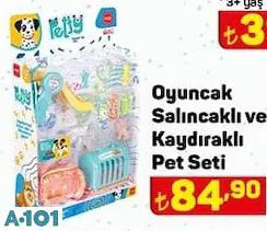 OYUNCAK SALINCAKLI VE KAYDIRAKLI PET SETİ OYUNCAK SALINCAKLI VE KAYDIRAKLI PET SETİ